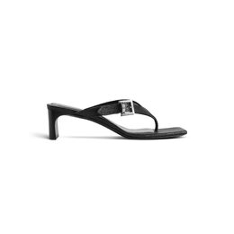 Balenciaga: Чёрные сандалии 