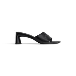 Balenciaga: Чёрные сандалии  Free