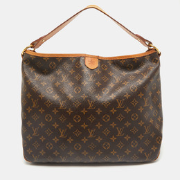 Louis Vuitton: Коричневая сумка 
