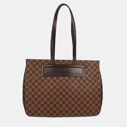 Louis Vuitton: Коричневая сумка 