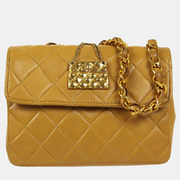 Chanel: Бежевая сумка 