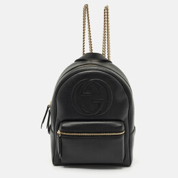 Gucci: Чёрный рюкзак  Soho