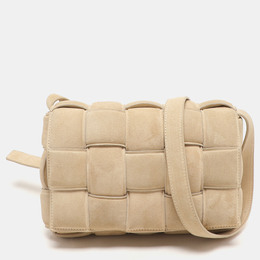 Bottega Veneta: Бежевая сумка  Cassette