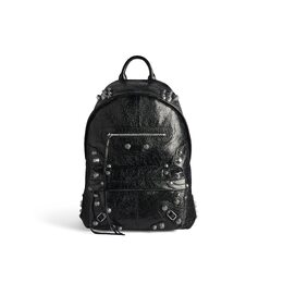 Balenciaga: Чёрный рюкзак  Le Cagole