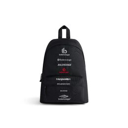 Balenciaga: Чёрный рюкзак 