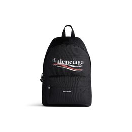 Balenciaga: Чёрный рюкзак 