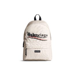 Balenciaga: Светлый рюкзак 