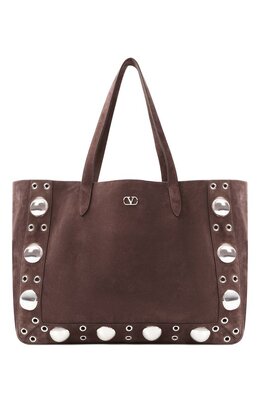 Valentino: Коричневая сумка 