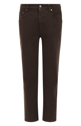 Brunello Cucinelli: Коричневые джинсы 