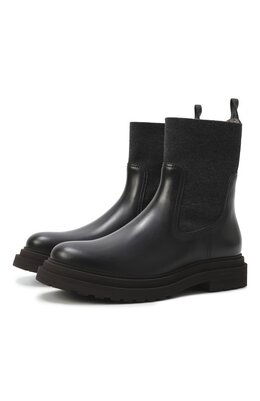 Brunello Cucinelli: Чёрные ботинки 