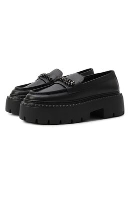 Jimmy Choo: Чёрные лоферы 
