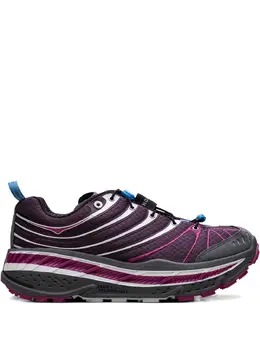 HOKA: Фиолетовые кроссовки 