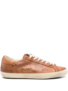 Golden Goose: Коричневые кроссовки  Super Star