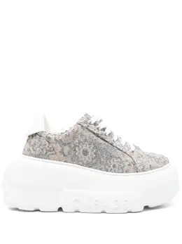 Casadei: Белые кроссовки 