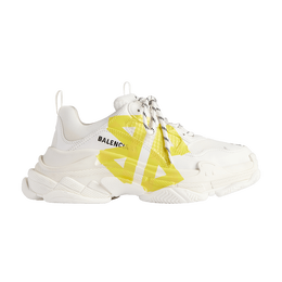 Balenciaga: Белые кроссовки  Triple S