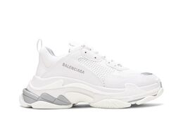Balenciaga: Белые кроссовки  Triple S