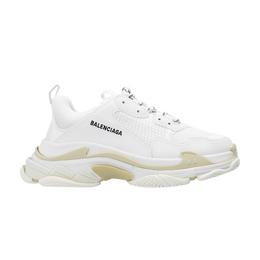 Balenciaga: Белые кроссовки  Triple S