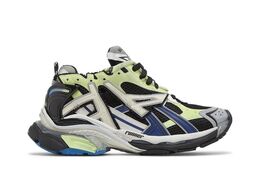 Balenciaga: Голубые кроссовки  Runner