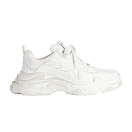 Balenciaga: Белые кроссовки  Triple S