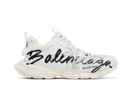Balenciaga: Белые кроссовки  Track