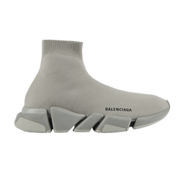 Balenciaga: Серые кроссовки  Speed.2