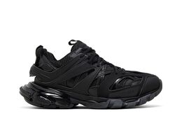 Balenciaga: Чёрные кроссовки  Track