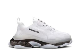 Balenciaga: Белые кроссовки  Triple S