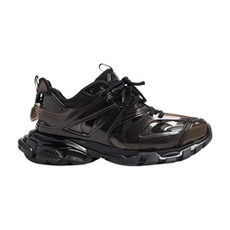 Balenciaga: Чёрные кроссовки  Track