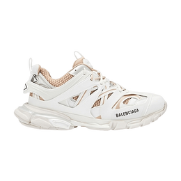 Balenciaga: Белые кроссовки  Track