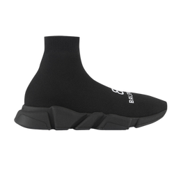 Balenciaga: Чёрные кроссовки  Speed