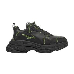 Balenciaga: Чёрные кроссовки  Triple S
