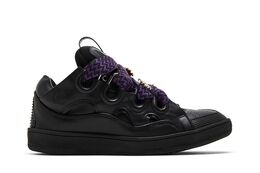 Lanvin: Чёрные кроссовки  Curb