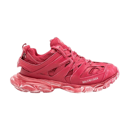 Balenciaga: Бордовые кроссовки  Track