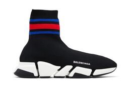 Balenciaga: Чёрные кроссовки  Speed.2