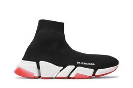 Balenciaga: Чёрные кроссовки  Speed.2