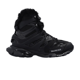 Balenciaga: Чёрные кроссовки  Track Hike
