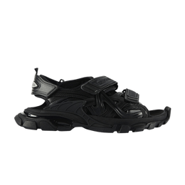 Balenciaga: Чёрные кроссовки  Track
