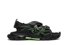 Balenciaga: Чёрные кроссовки  Track