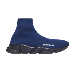 Balenciaga: Тёмные кроссовки  Speed Trainer