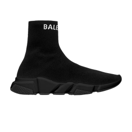 Balenciaga: Чёрные кроссовки  Speed Trainer