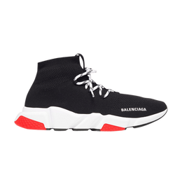 Balenciaga: Чёрные кроссовки  Speed