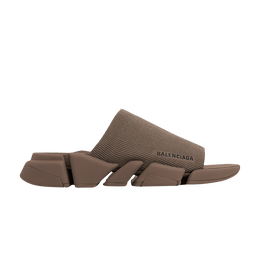 Balenciaga: Коричневые кроссовки  Speed.2