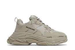 Balenciaga: Бежевые кроссовки  Triple S
