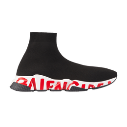 Balenciaga: Чёрные кроссовки  Speed Trainer