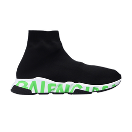 Balenciaga: Чёрные кроссовки  Speed