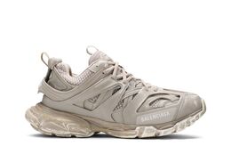 Balenciaga: Бежевые кроссовки  Track
