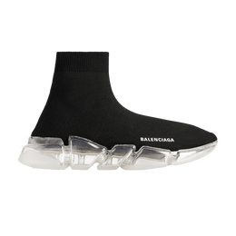 Balenciaga: Чёрные кроссовки  Speed.2