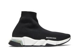 Balenciaga: Чёрные кроссовки  Speed