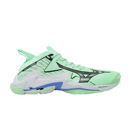 Mizuno: Зелёные кроссовки 