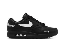 Nike: Чёрные кроссовки  Air Max 1